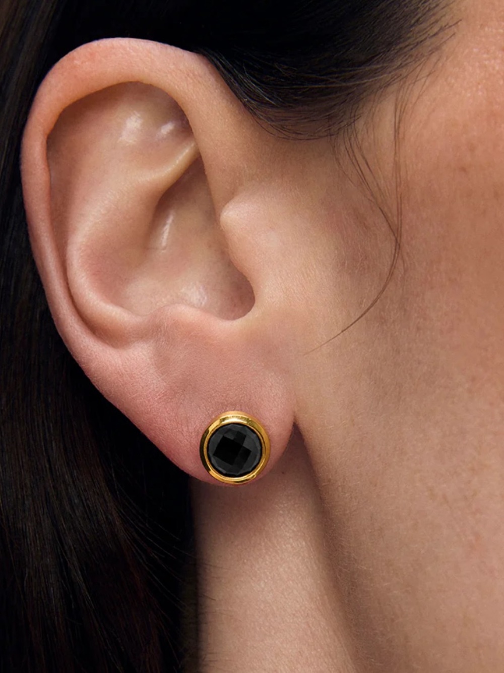 Dean Davidson Signature Midi Knockout Studs in Black Onyx